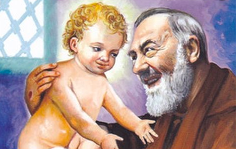 Padre Pio e Gesù Bambino