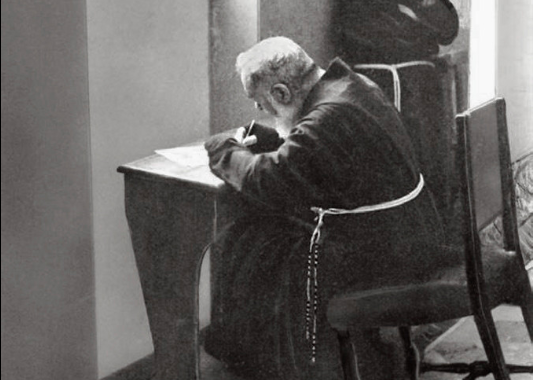 padre pio scrive